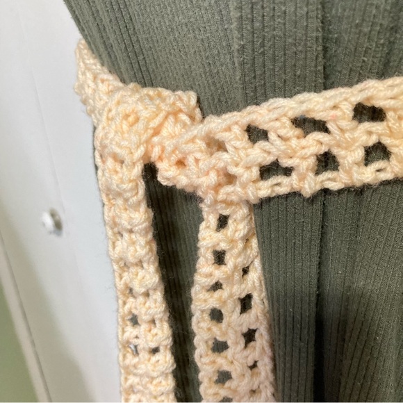 Crotchet Belt Boho Bohemian Gypsy Hippie Various Colors Handmade 42 in x 1.25 in - Picture 3 of 8